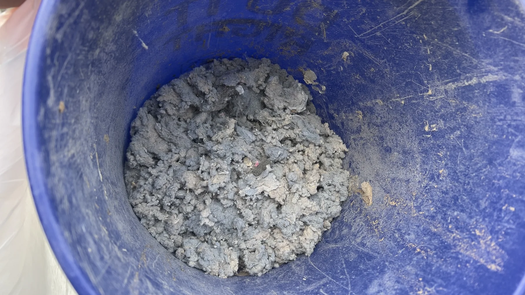 Dryer Vent Cleaning - Lint removed